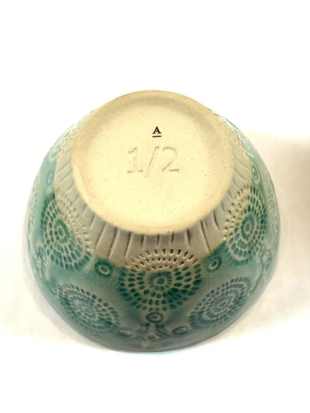 Anthropologie Old Havana Nesting Prep Bowls Set of 3 Mint Turquoise Portugal